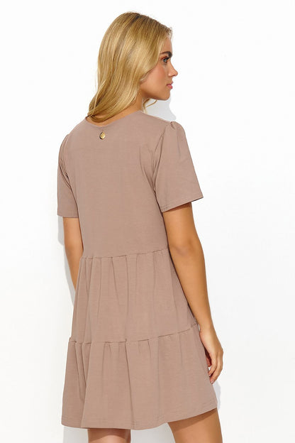 Robe de jour model 192948 Makadamia