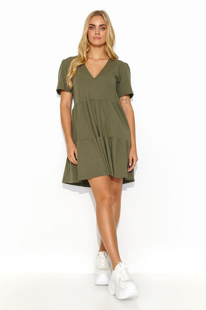 Robe de jour model 192949 Makadamia