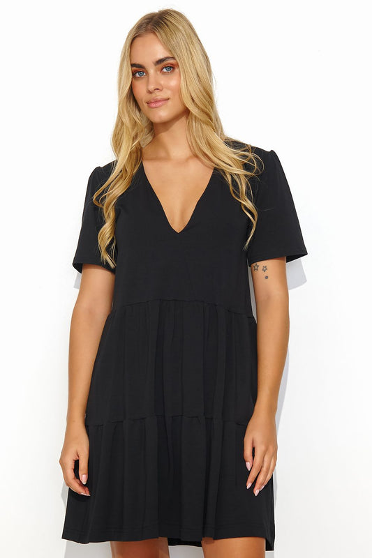 Robe de jour model 192951 Makadamia
