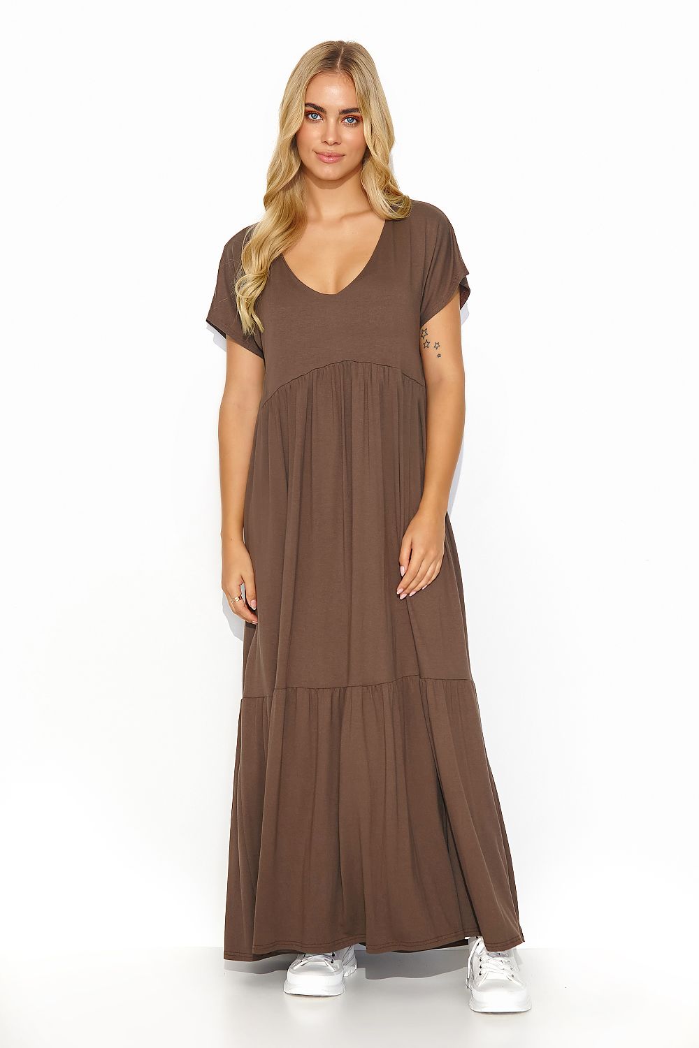 Robe de jour model 192954 Makadamia