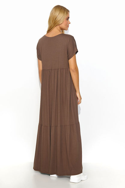 Robe de jour model 192954 Makadamia