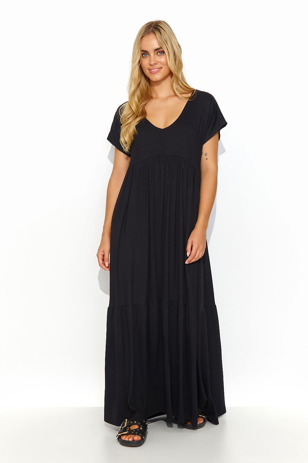 Robe de jour model 192955 Makadamia