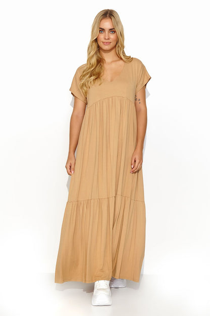 Robe de jour model 192956 Makadamia