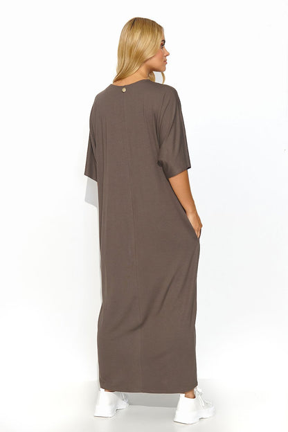 Robe de jour model 193054 Makadamia