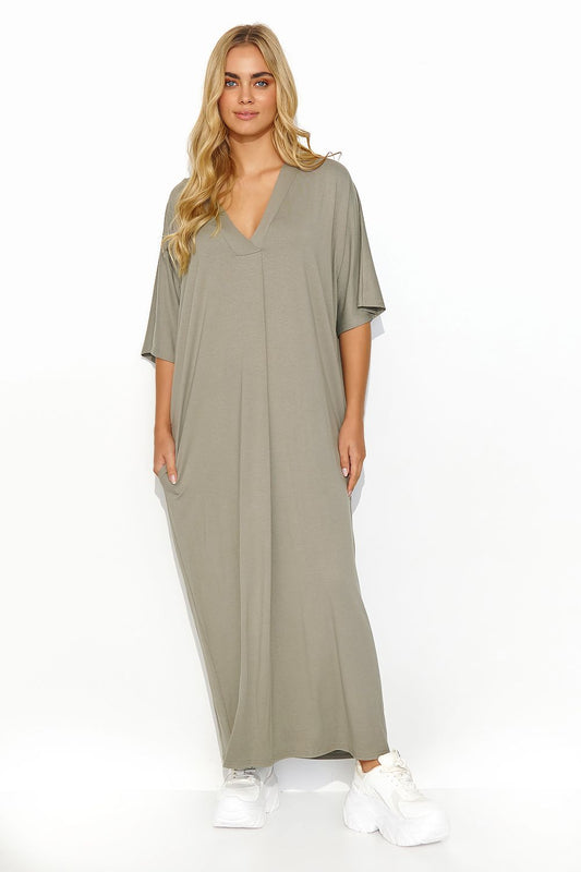 Robe de jour model 193055 Makadamia