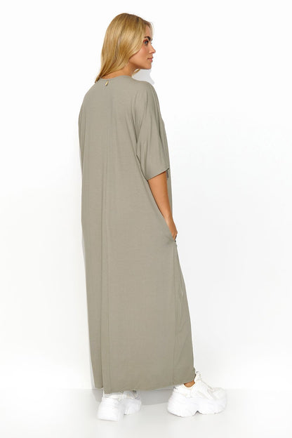 Robe de jour model 193055 Makadamia