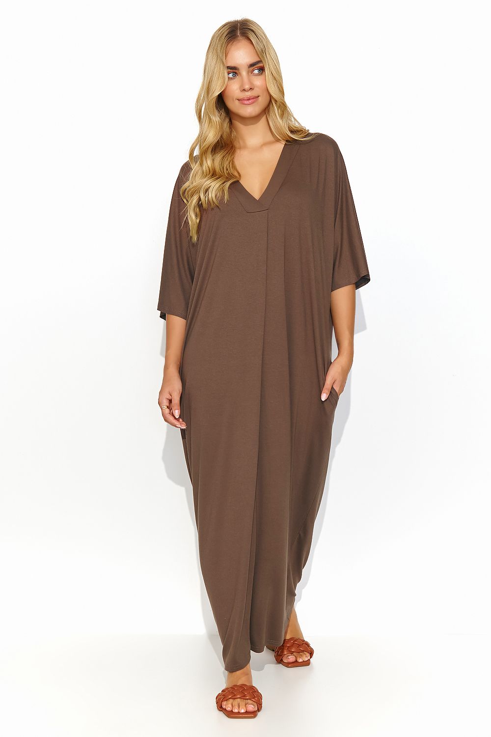 Robe de jour model 193058 Makadamia