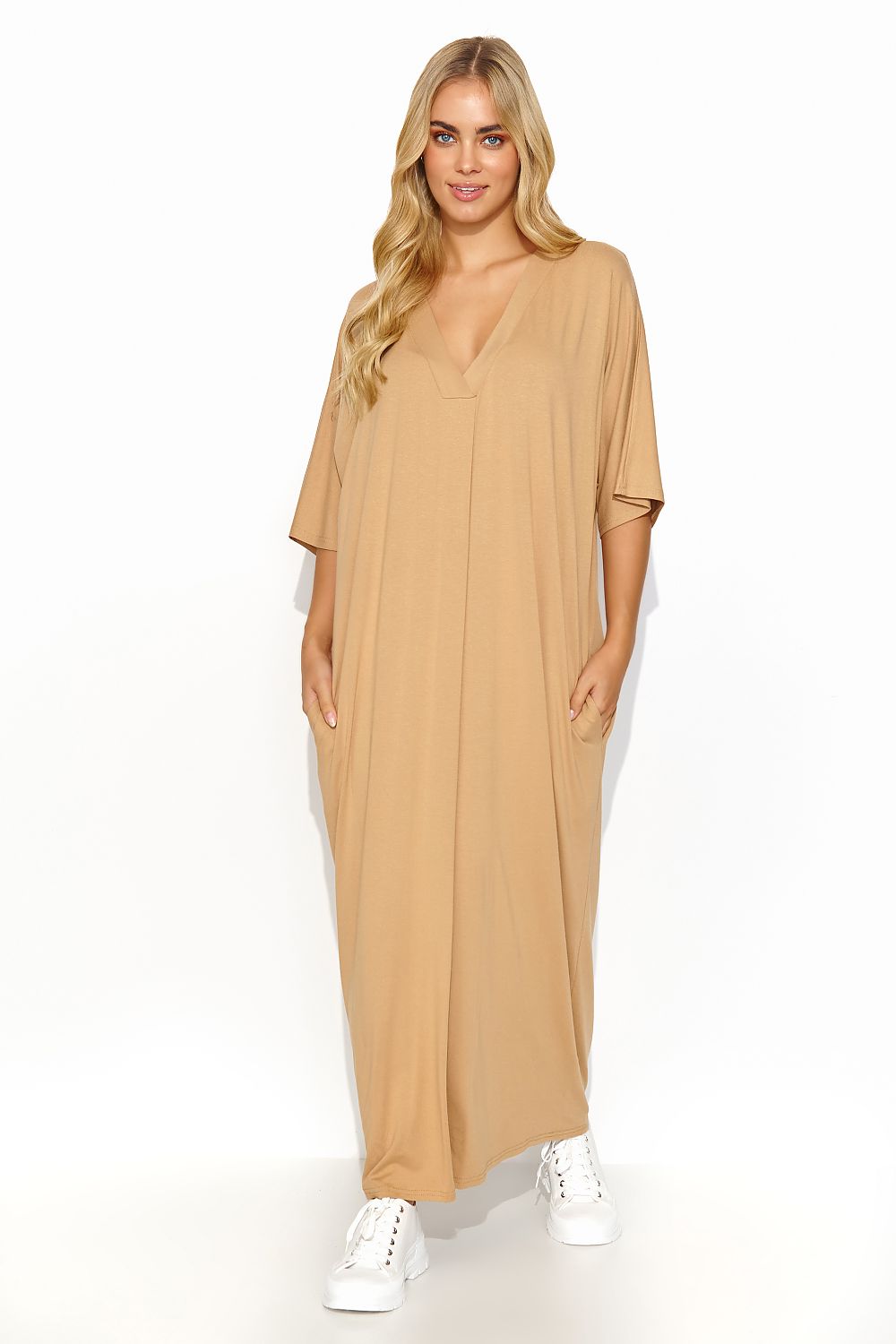 Robe de jour model 193060 Makadamia