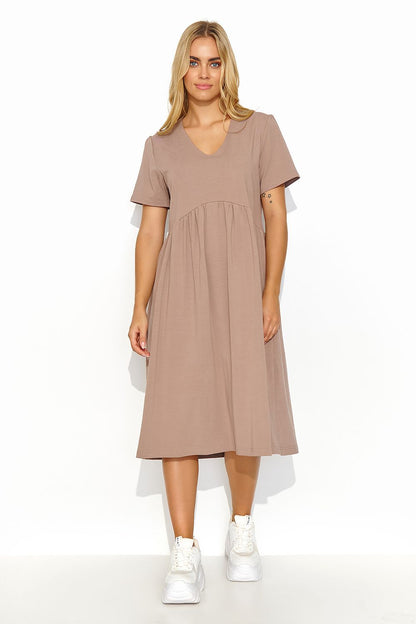 Robe de jour model 193198 Makadamia