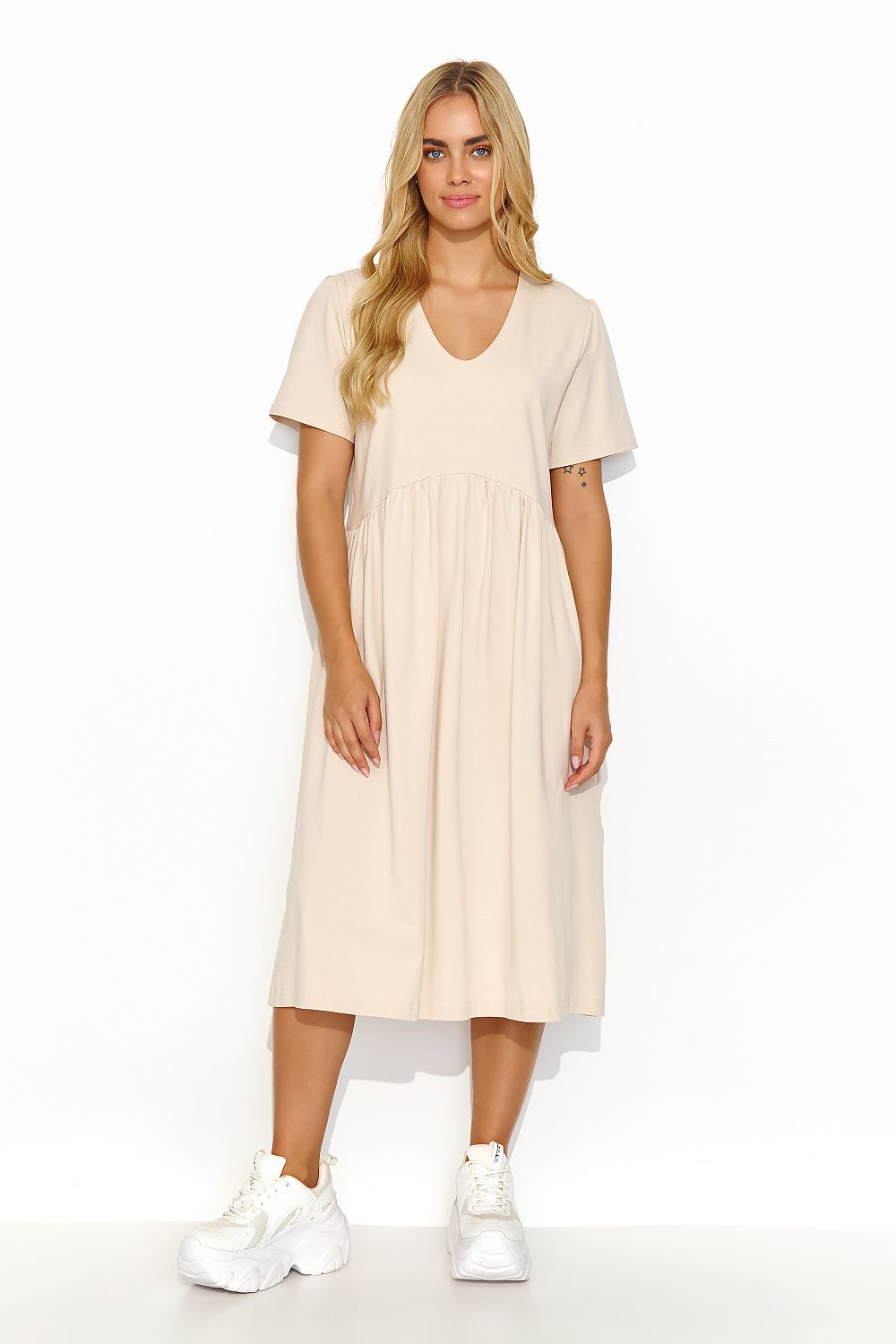 Robe de jour model 193199 Makadamia