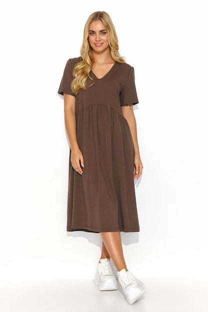 Robe de jour model 193200 Makadamia