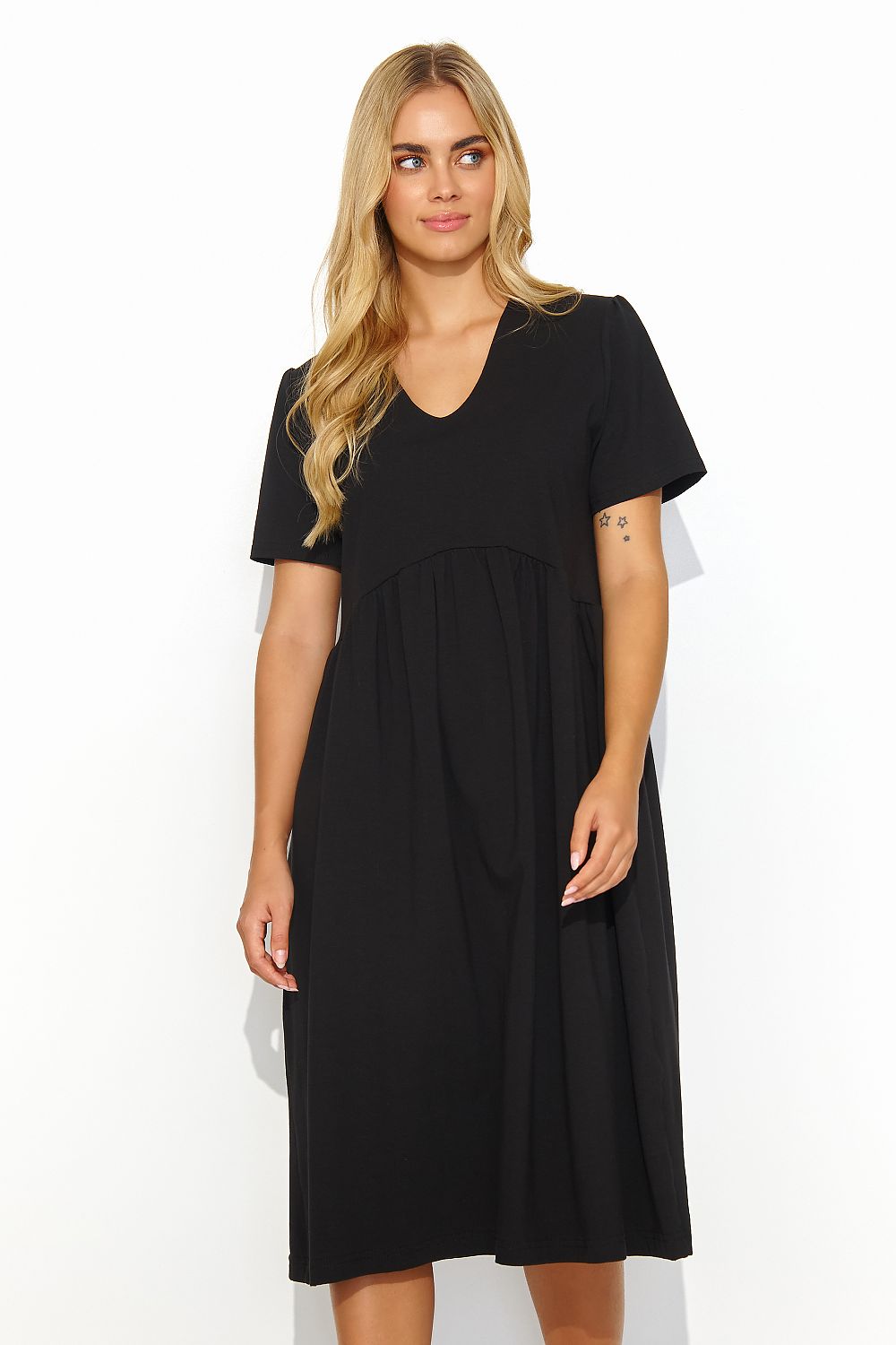 Robe de jour model 193201 Makadamia