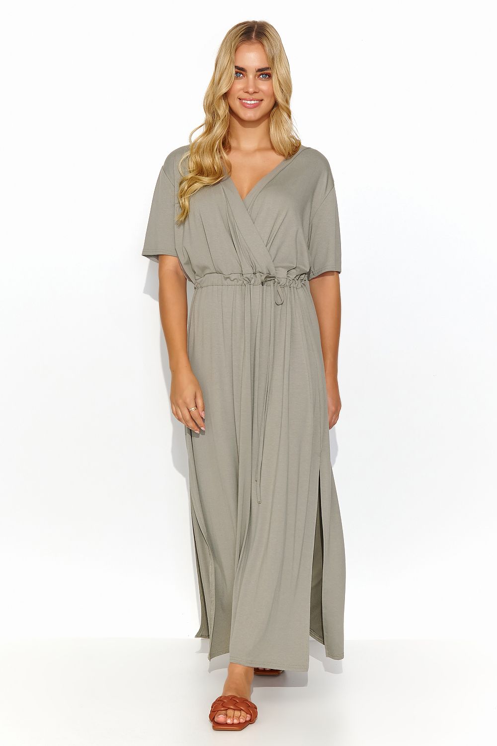 Robe de jour model 193213 Makadamia