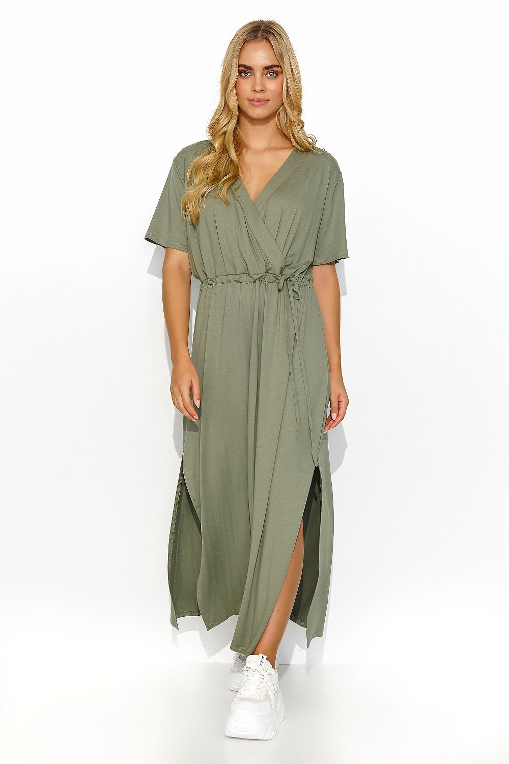 Robe de jour model 193214 Makadamia