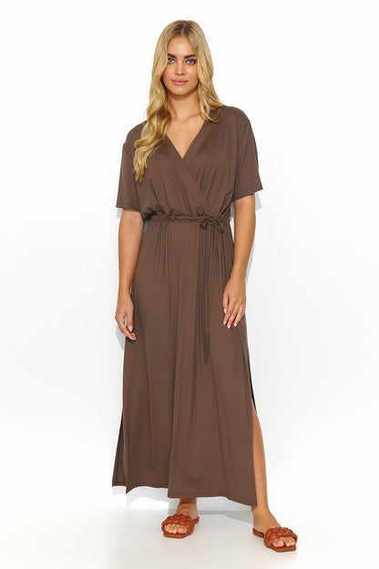 Robe de jour model 193216 Makadamia