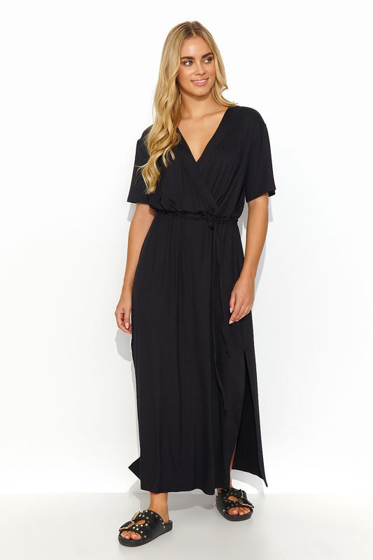 Robe de jour model 193217 Makadamia