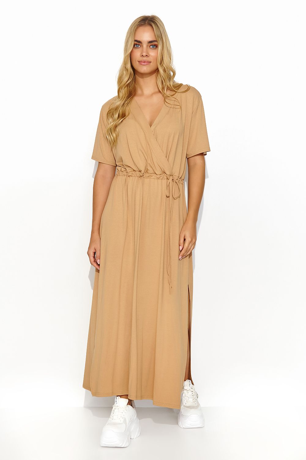 Robe de jour model 193218 Makadamia