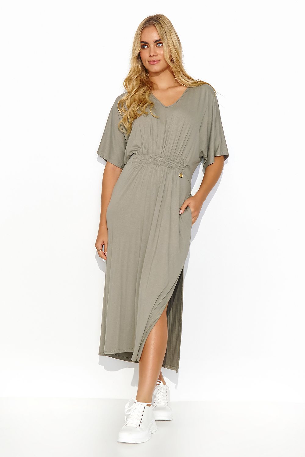 Robe de jour model 193220 Makadamia