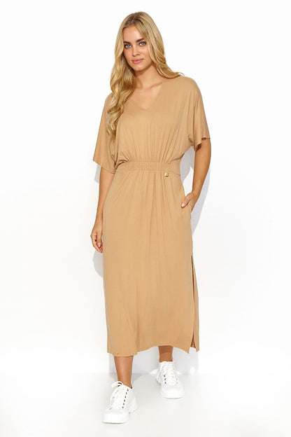 Robe de jour model 193224 Makadamia