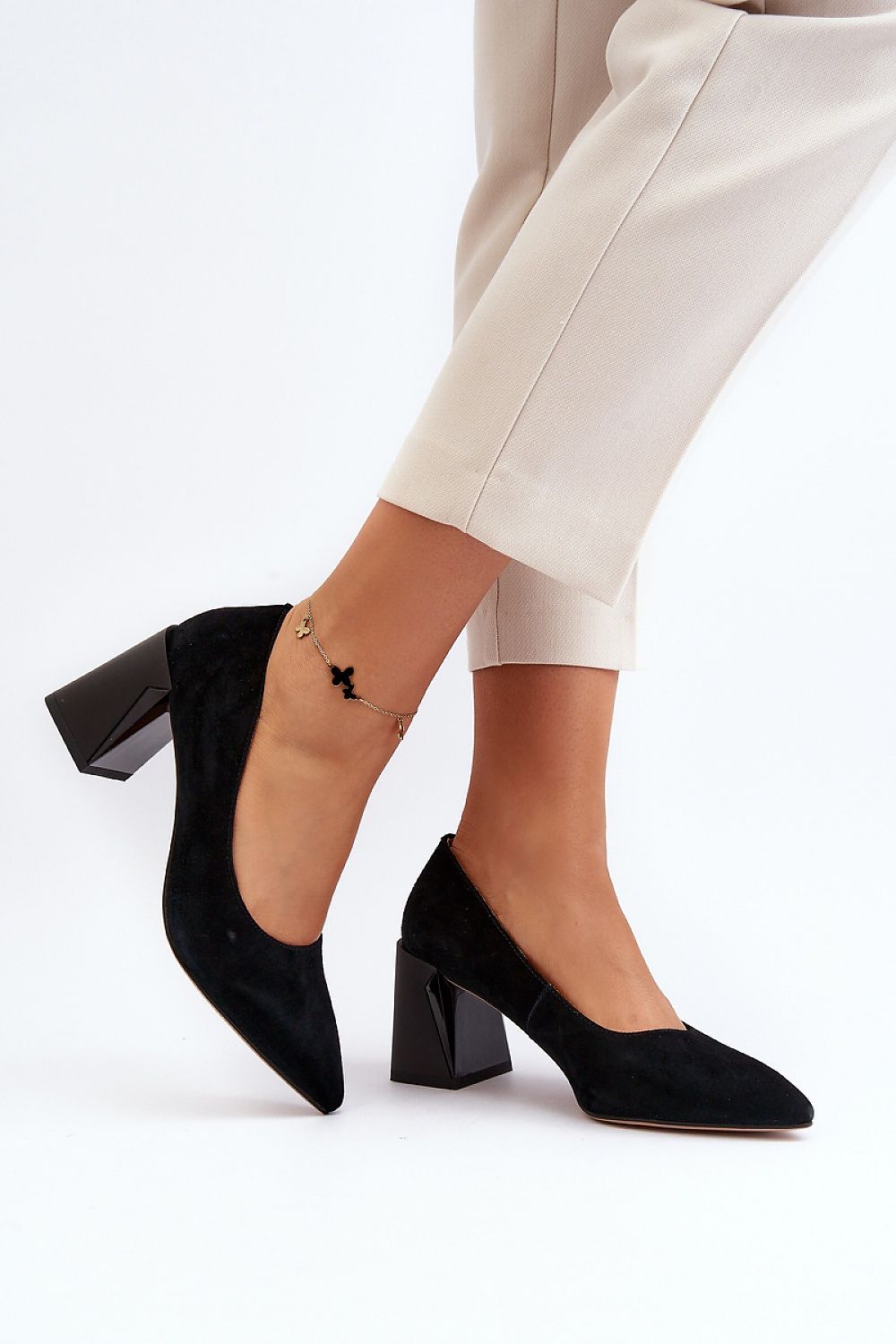 Escarpins talon large model 193364 Step in style