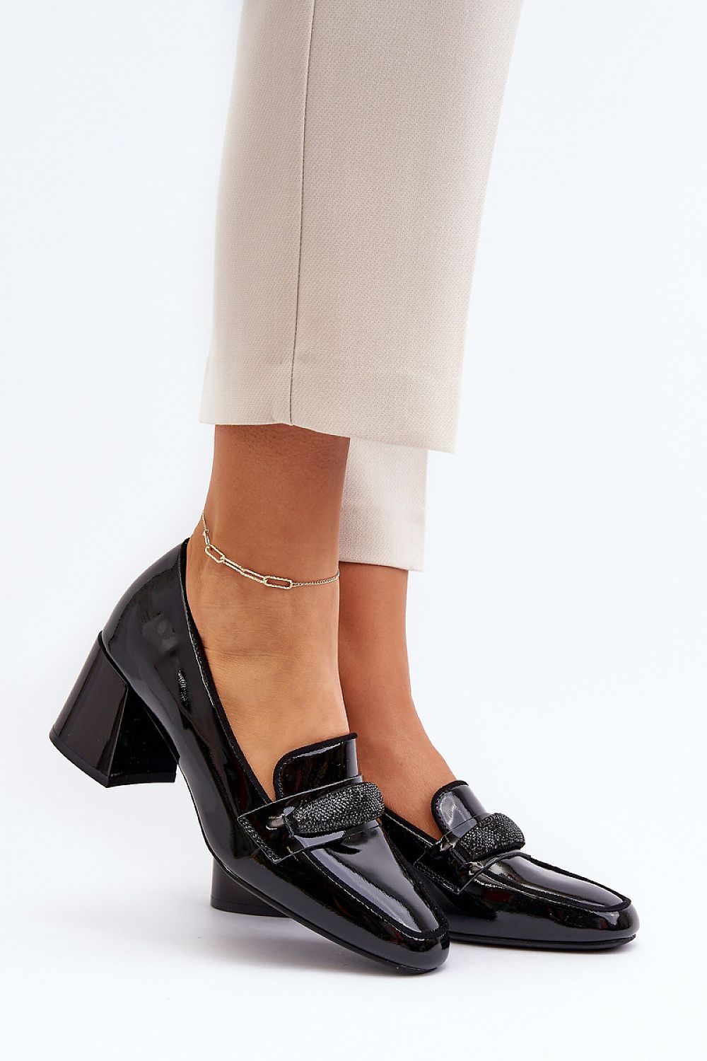 Escarpins talon large model 193918 Step in style