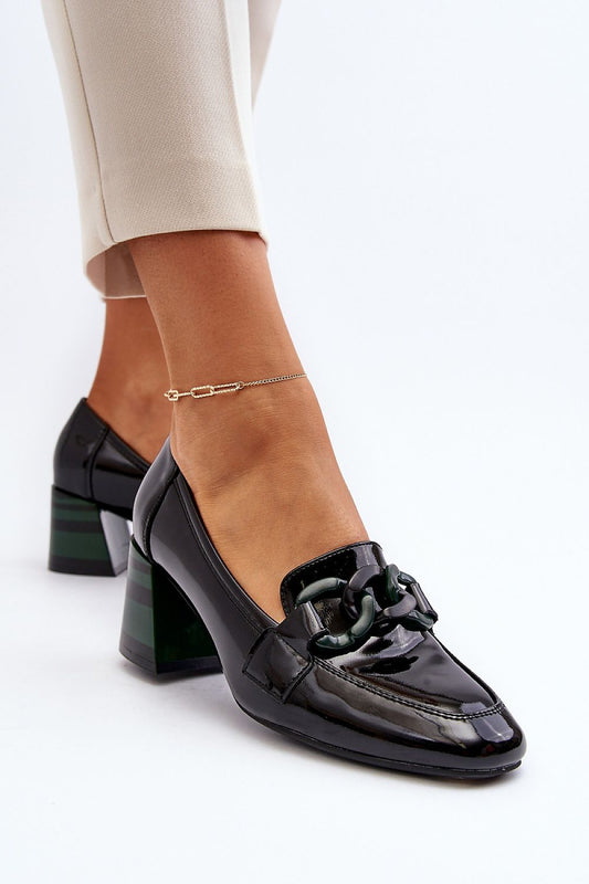 Escarpins talon large model 193921 Step in style