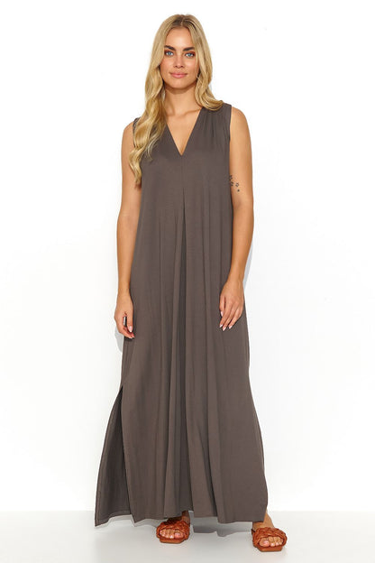 Robe de jour model 194309 Makadamia
