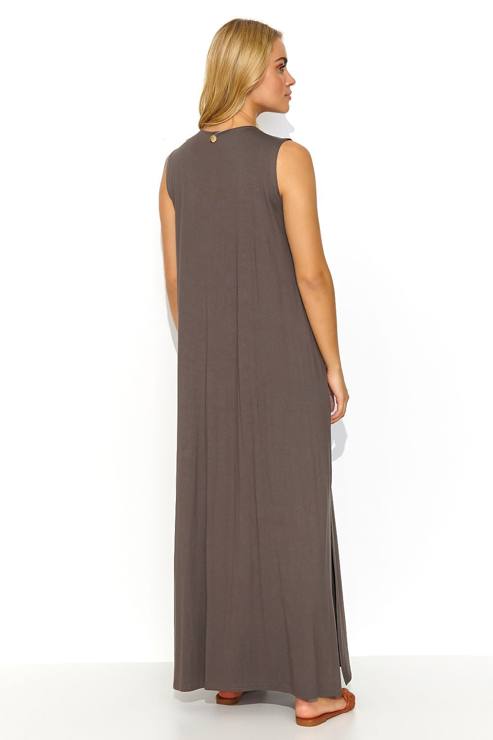 Robe de jour model 194309 Makadamia