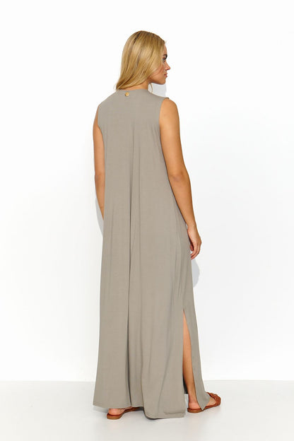 Robe de jour model 194310 Makadamia