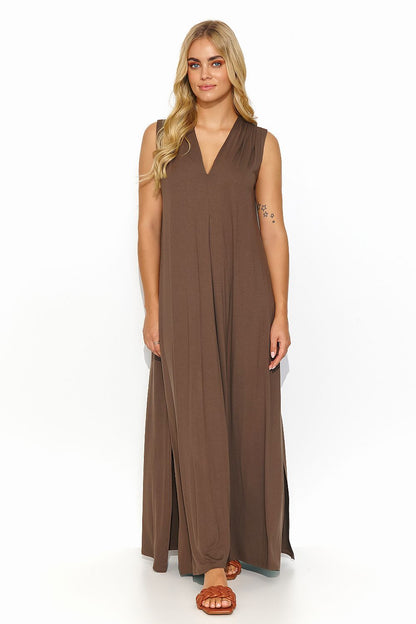 Robe de jour model 194313 Makadamia