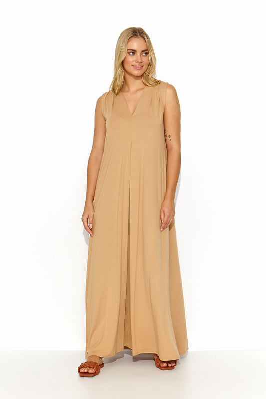 Robe de jour model 194315 Makadamia