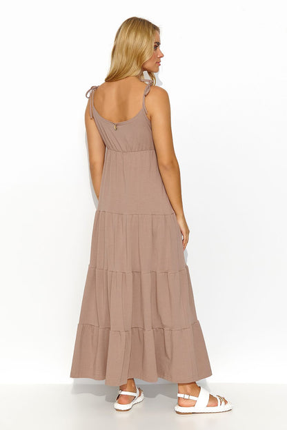 Robe de jour model 194316 Makadamia
