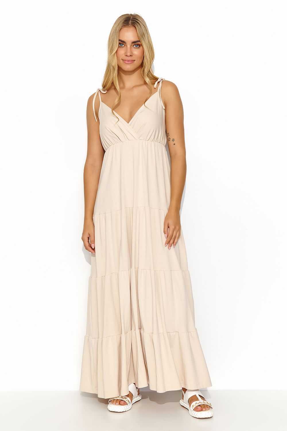 Robe de jour model 194317 Makadamia