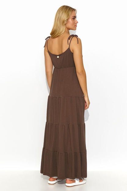 Robe de jour model 194318 Makadamia