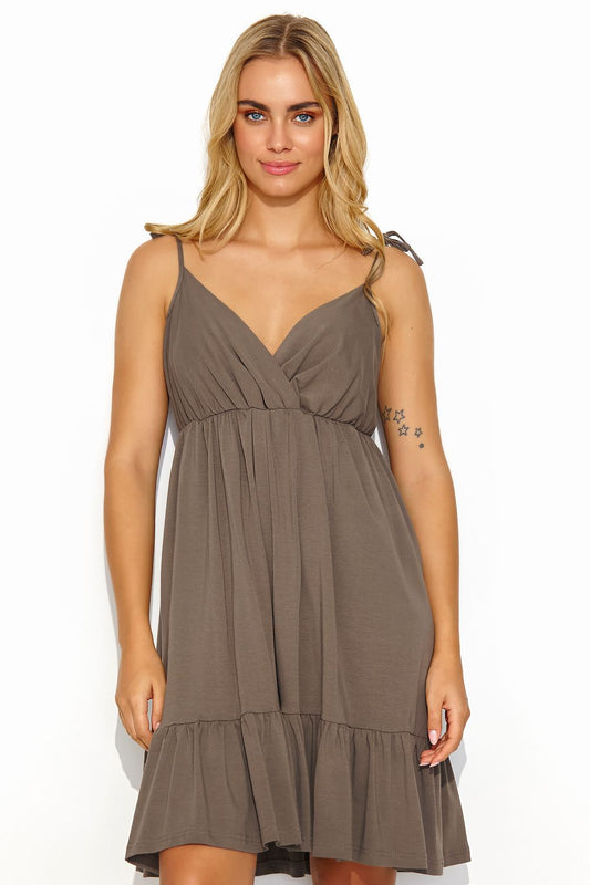 Robe de jour model 194336 Makadamia
