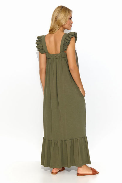 Robe de jour model 194342 Makadamia