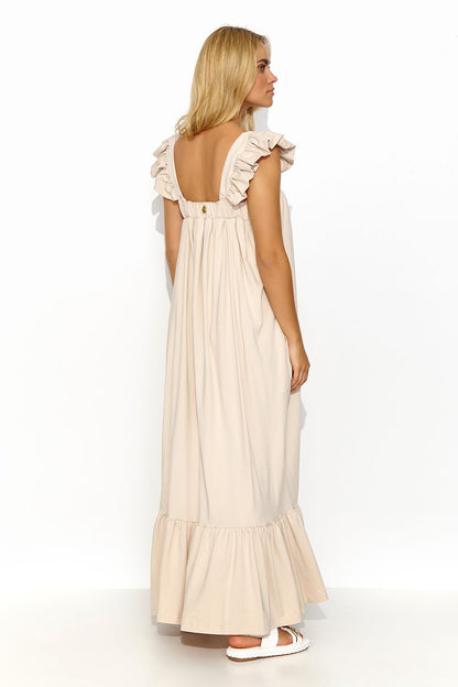 Robe de jour model 194343 Makadamia