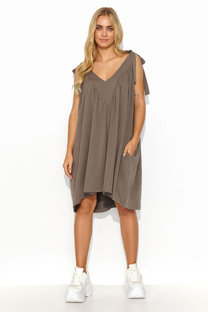 Robe de jour model 194346 Makadamia