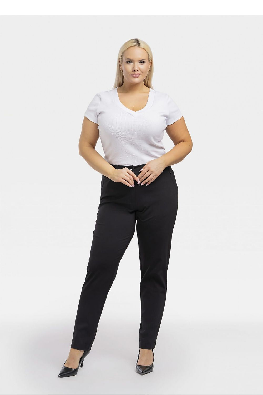 Pantalon taille plus model 195034 Karko