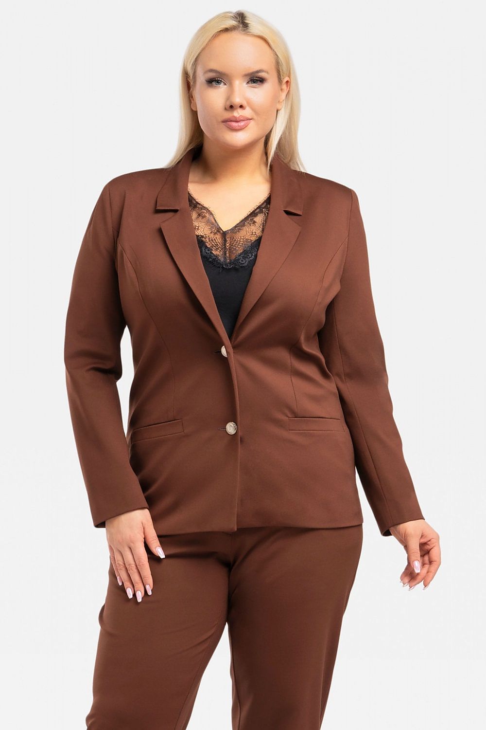 Blazer femme taille plus model 195040 Karko