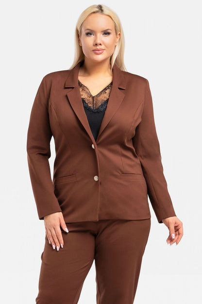 Blazer femme taille plus model 195040 Karko