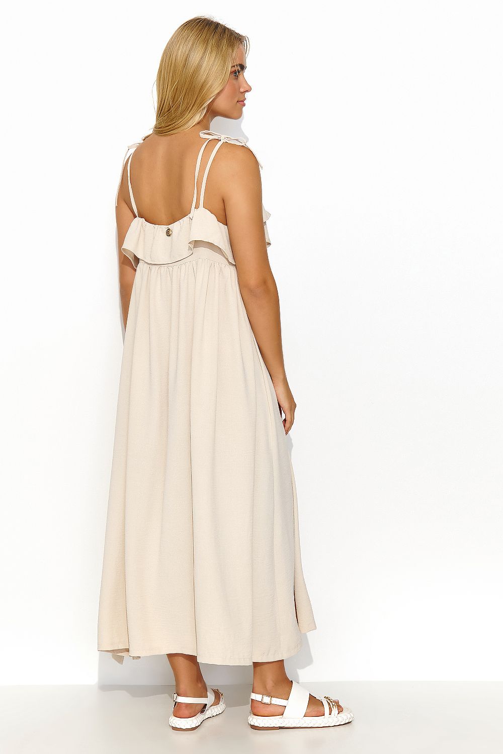 Robe de jour model 195010 Makadamia