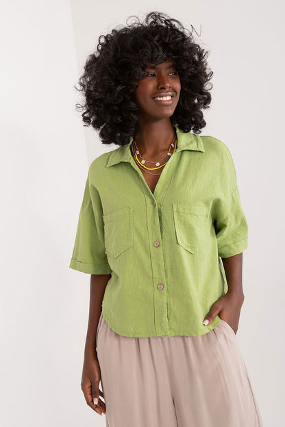 Chemise manche courte model 196483 Italy Moda