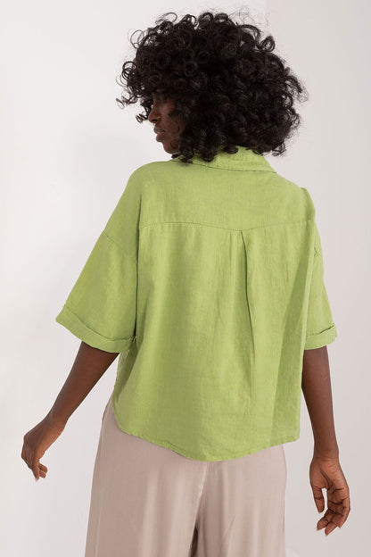Chemise manche courte model 196483 Italy Moda