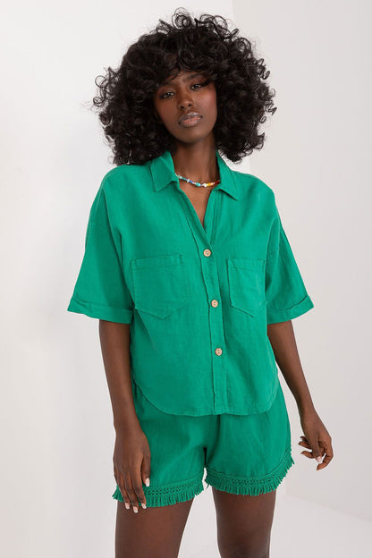 Chemise manche courte model 196484 Italy Moda