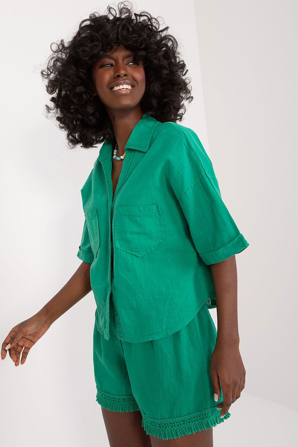 Chemise manche courte model 196484 Italy Moda