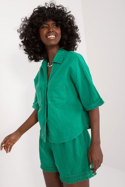 Chemise manche courte model 196484 Italy Moda
