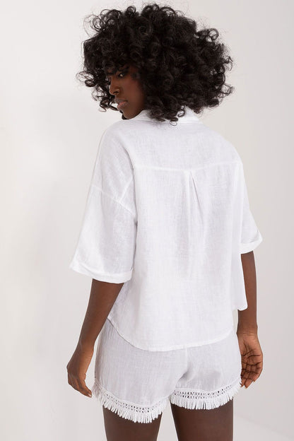 Chemise manche courte model 196485 Italy Moda
