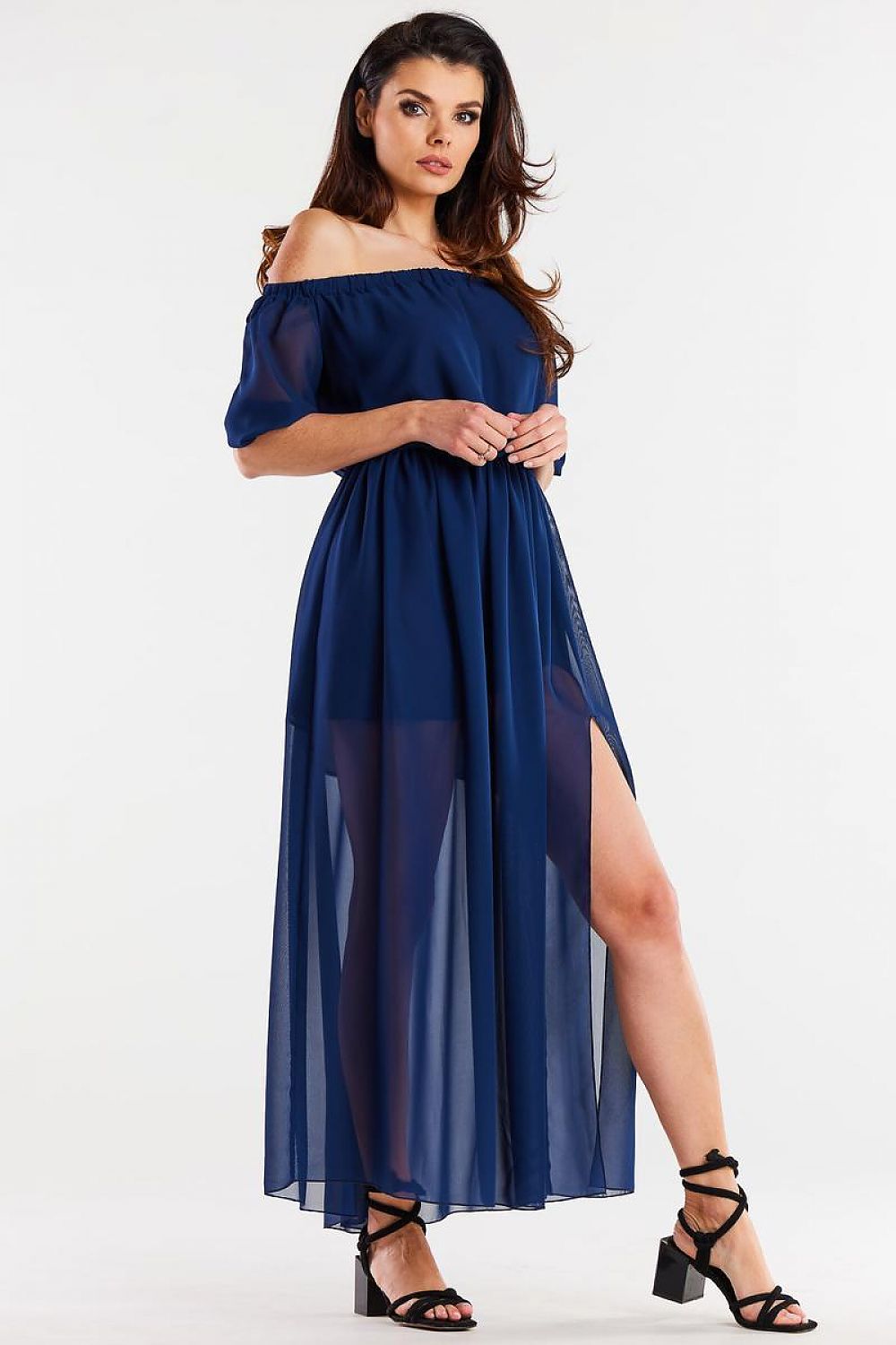 Robe de jour model 196614 awama