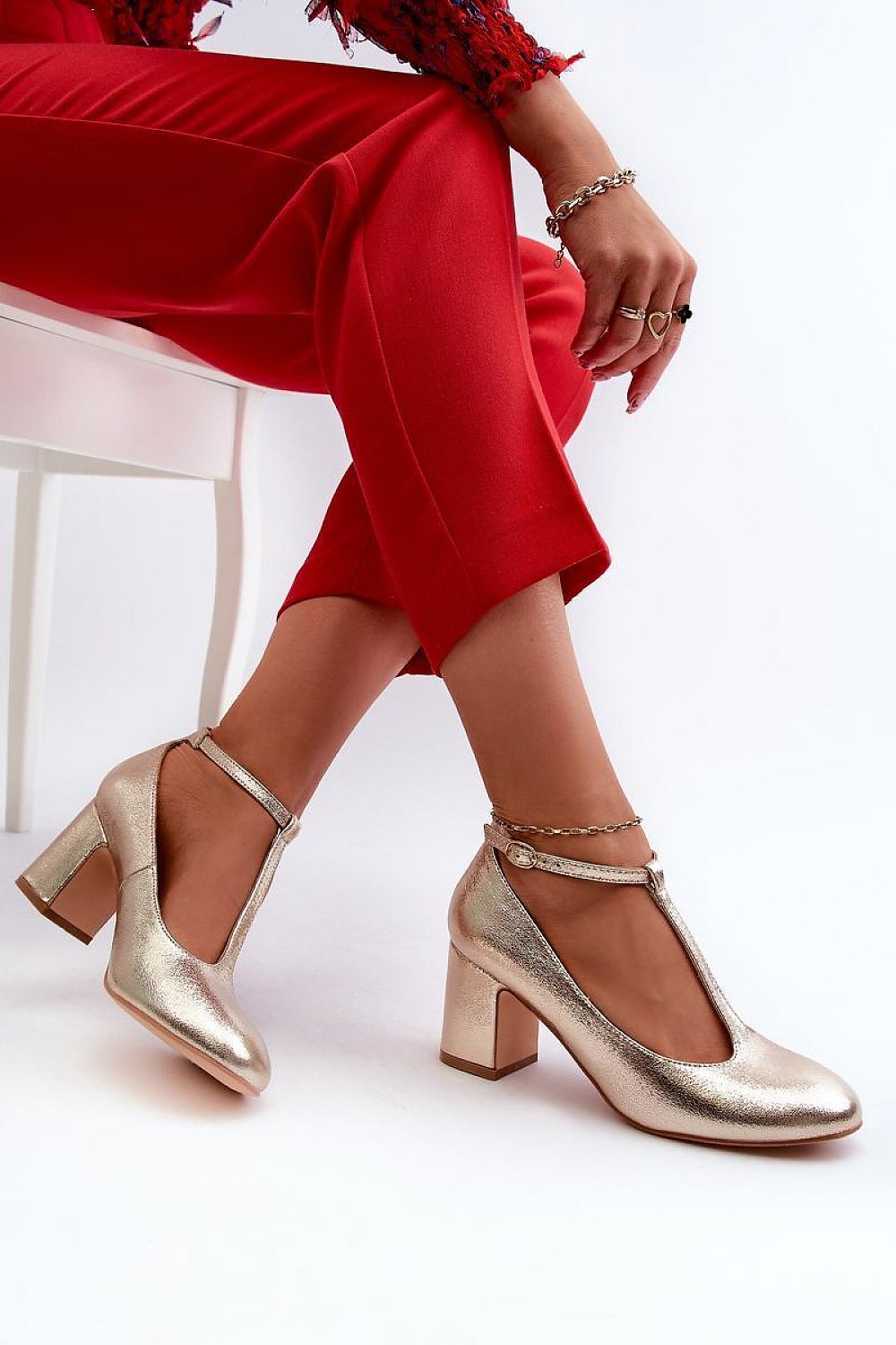 Escarpins talon large model 197241 Step in style